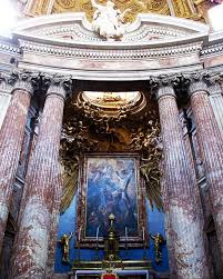 Auftraggeber war kardinal camillo pamphilj, ein neffe innozenz' x. 20100730 Sant Andrea Al Quirinale Altar Italian Artist Eiffel Tower Inside Eiffel Tower