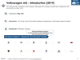 Volkswagen Ag Introduction 2019 Powerpoint Templates