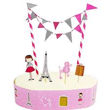 Ideas for a french themed party lovetoknow a paris theme can be many diffe color combinations the french french decorations and party supplies partycheap classroom france french themed party. Homu Girls Paris Eiffel Tower French Theme Cake Topper Bunting Decorations Pink Poodle Party Decor For Birthday Bridal Shower Buy Online In United Arab Emirates At Desertcart Ae Productid 40722915