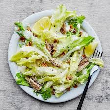 Escarole Caesar With Sardines And Hazelnuts Recipe In 2020 Best Tuna Salad Recipe Best Salad Recipes Sardines