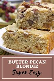 On a baking sheet, toast pecans until fragrant, about 6 minutes. Easy Butter Pecan Cookie Bar Recipe Food Fun Faraway Places