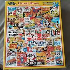 Check spelling or type a new query. White Mountain Puzzles Cereal Boxes 1000 Piece Jigsaw Puzzle 18 41 Picclick