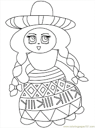 Mexican to print free coloring pages are a fun way for kids of all ages to develop creativity, focus, motor skills and color recognition. Mexican Coloring 01 Coloring Page For Kids Free Mexico Printable Coloring Pages Online For Kids Coloringpages101 Com Coloring Pages For Kids