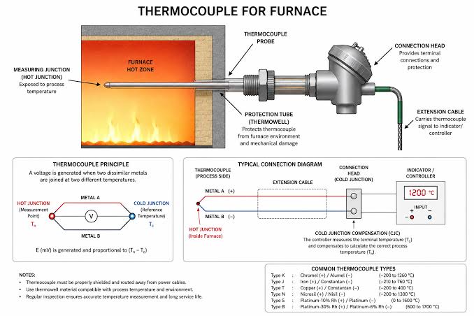 Thermocouple for Heat Treatment Furnace Manufacturer in ...