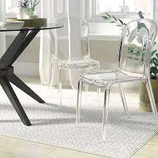Transparent Side Chair Modern Armless Accent Chair Contemporary Dining Room Kitchen Si Contemporary Modern Furniture Kitchen Side Chairs Contemporary Furniture