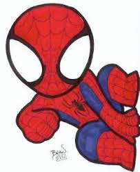 Spiderman Chibi Draws Spiderman Drawing Spiderman Baby Superhero