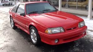 Image result for Bright Red 1993 Mustang