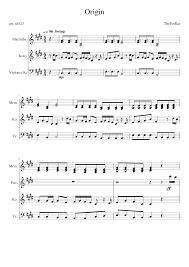 More female composers deserve recognition! Thefatrat Origin Sheet Music For Piano Drum Group Cello Strings Group More Instruments Symphony Orchestra Musescore Com