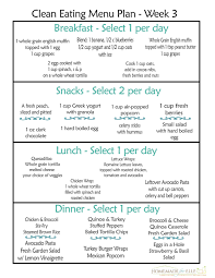Be sure to use fresh and organic ingredients. Clean Eating Meal Plan Pdf With Recipes Your Family Will Love Homemade For Elle