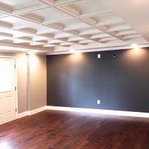 There is a company called acoustic ceiling products that makes plastic i am currently finishing my basement and i will be doing a drop ceiling in most of the basement. Ceilume Smart Ceiling Tiles Customer Photo Gallery