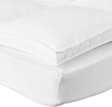 Amazon Com Superior Queen Mattress Topper Hypoallergenic White Down Alternative Featherbed Mattress Pad Plus In 2020 Queen Mattress Topper Mattress Mattress Topper