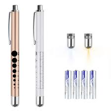 Amazon Com Cavn Pen Light For Nurses Medical With Pupil Gauge Warm White Light Premium Copper Reusable Led Penlights For Doctors Nursing Students Rose Gold And White Industrial Scientific