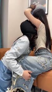 Intense Asian lesbian femdom - dildo pleasure