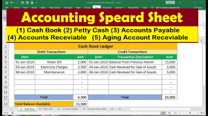 One can use the accounting format when compiling financial statements, balance sheets, . How To Maintain Accounts In Excel Sheet Format Youtube