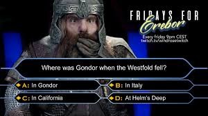 Maybe you would like to learn more about one of these? Wind Rose On Twitter This Friday Another Episode Of Fridays For Erebor This Time The Band Members Will Challenge Each Other In A Quiz About General Knowledge Don T Miss It Friday 9pm