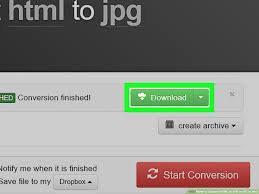 There is no way to just convert it. How To Convert Html To Jpg On Pc Or Mac 9 Steps With Pictures