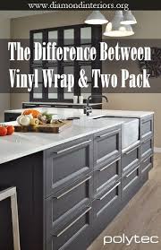 What Is The Difference Between Vinyl Wrap And Two Pack Diamond Interiors Vinyl Wrap Kitchen Vinyl Wrap Kitchen Designs Layout