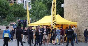 Die „identitären wurden von gegendemonstrant*innen vor ihrem hausprojekt. Verfassungsschutz Identitare Bewegung Ist Eindeutig Rechtsextrem Du Bist Halle