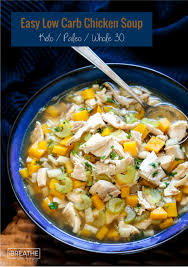Easy Keto Chicken Soup Low Carb I Breathe I M Hungry