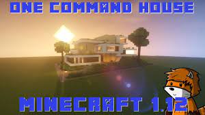 To build a modern house in minecraft, you need to choose the space first. Modern House In One Command Minecraft 1 13 Youtube