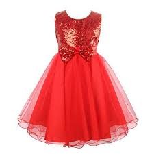 Acecharming Girls Sequins Bowknot Flower Girl Wedding Party Tulle Tutu Dress Size 12 Suitable For 8 Cheap Wedding Dress Ball Gowns Wedding Red Wedding Dresses
