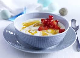 mango vanillecreme topfchen mit erdbeersalat rezept lecker rezept erdbeersalat lecker vanillecreme