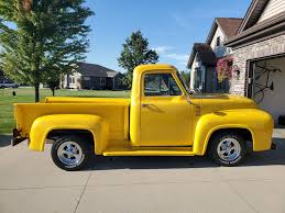 Image result for Chrome Yellow 1950 Ford Truck