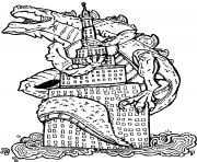 Want to discover art related to godzilla1998? Godzilla Coloring Pages To Print Godzilla Printable