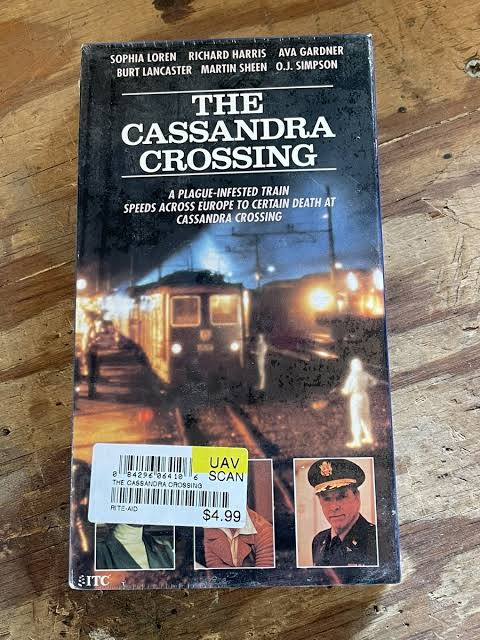 VHS The Cassandra Crossing Sophia Loren Richard Harris NEW SEALED