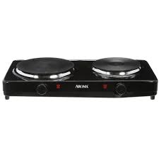 If you have a smaller kitchen, you need a cooktop that doesn't sacrifice power and precision for space. Aroma 2 Burner 7 5 In Black Diecast Hot Plate With Temperature Control Ahp 312 The Home Depot