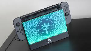 Nintendo Switch Light Up Dock Shield Press Pause
