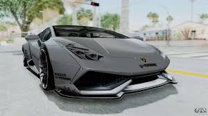 The shape does not really correspond to the ones we have seen from lb. Lamborghini Huracan Lp610 4 2015 Liberty Walk Lb For Gta San Andreas