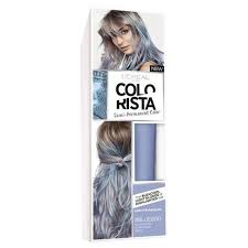L Oreal Paris Colorista Semi Permanent For Light Blonde Or Bleached Hair Blue 4 Fl Oz In 2020 Permanent Hair Color Semi Permanent Hair Color Light Hair Color