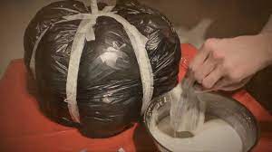 How To Design And Craft Extreme Halloween Paper Mache Masks Decorations And Creepy Props From Old Papers A Paper Mache Pumpkins Halloween Pumpkins Paper Mache