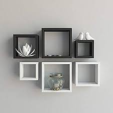 There are many types of floating shelves, each with slightly different mechanisms to achieve the signature float, but what they all have in common is the use of. Square Shape Floating Wall Shelves For Living Room Black And White