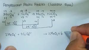 Mohon maaf jika ada kesalahan penulisan dan pembahasan, semoga bermanfaat🙂. Contoh Soal Penyetaraan Reaksi Redoks Cara Pbo Suasana Basa Youtube