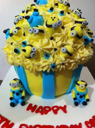Welcome to hampshire cake craft, your one stop shop for every type of cake decorating supplies you could ever need. Minion Cake For All Your Cake Decorating Supplies Visit Craftcompany Co Uk Minion Cake Giant Cupcake Cakes Giant Cupcakes