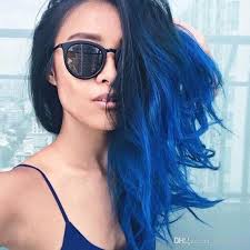 Include things like whether or not the hair has been dyed before, and if so with what and how many times, and a picture! 2020 Top Quality 1b Blue Ombre Human Hair Weave Indian Ombre Navy Blue Hair Extensions Blue Two Tone Straight Ombre Hair Bundles From Hot Beauty 87 87 Dhgate Com