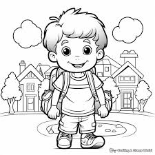school coloring page