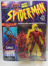 Toybiz marvel legends fantastic four silver surfer 5.5 loose action figure. Tas040198 1994 Toy Biz Marvel Spider Man The Animated Series Carnage Spider Man Animated Series Carnage Animation Series