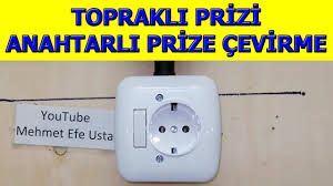 Tek veya 3 faz beslemeli şebeke prizleri toprak korumalı veya korumasız olabilir. Toprakli Prizi Anahtarli Prize Cevirme Kendin Yap Anahtarli Priz Montaji Youtube