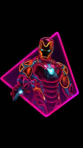 Customize and personalise your desktop, mobile phone and tablet with these free wallpapers! Iron Man Neon Iphone Wallpaper Free Clipart Vectors Psd 1911110 Png Images Pngio