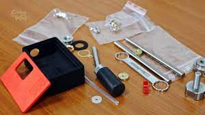 (1) altoids sized tin, (1) pre wired button top 18650 battery holder, (1) pre wired 510. Diy Squonk Mod Part 2 Modmaker Parts Youtube