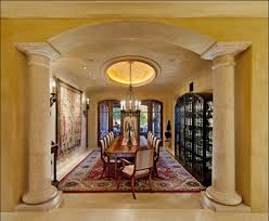 Good food and wine, after all, is a recurring motif in this magnificent culture. Tuscan Dining Room Houzz