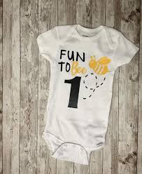 Fun To Bee One Birthday Onesie