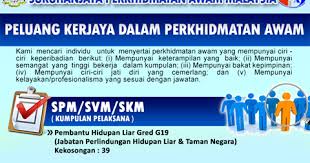 Pegawai veterinar (gred gv41) 2. Jawatan Kosong Pembantu Hidupan Liar Gred 19 Jawatan Kosong Kerajaan Terkini