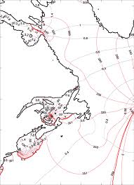 Model Co Tide Charts For A M 2 And B K 1 From The Ba Run