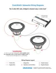 Subwoofer Wiring Diagrams Dual Voice Coil Free Diagram For 1