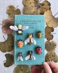 Ann Wood Woodlucker On Instagram My Paper Garden Needed A Few More Handmade Insects I Just Added Two Ladybugs And A Beetl Ann Wood Insect Crafts Paper Art