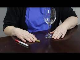 How To Decorate Wine Glasses With Paint Markers Craft Projects With Paint Youtube